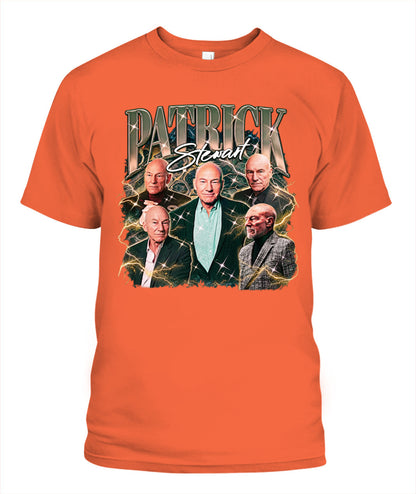 Patrick Stewart Bootleg Shirt Unisex T-Shirt Orange