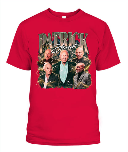 Patrick Stewart Bootleg Shirt Unisex T-Shirt Red