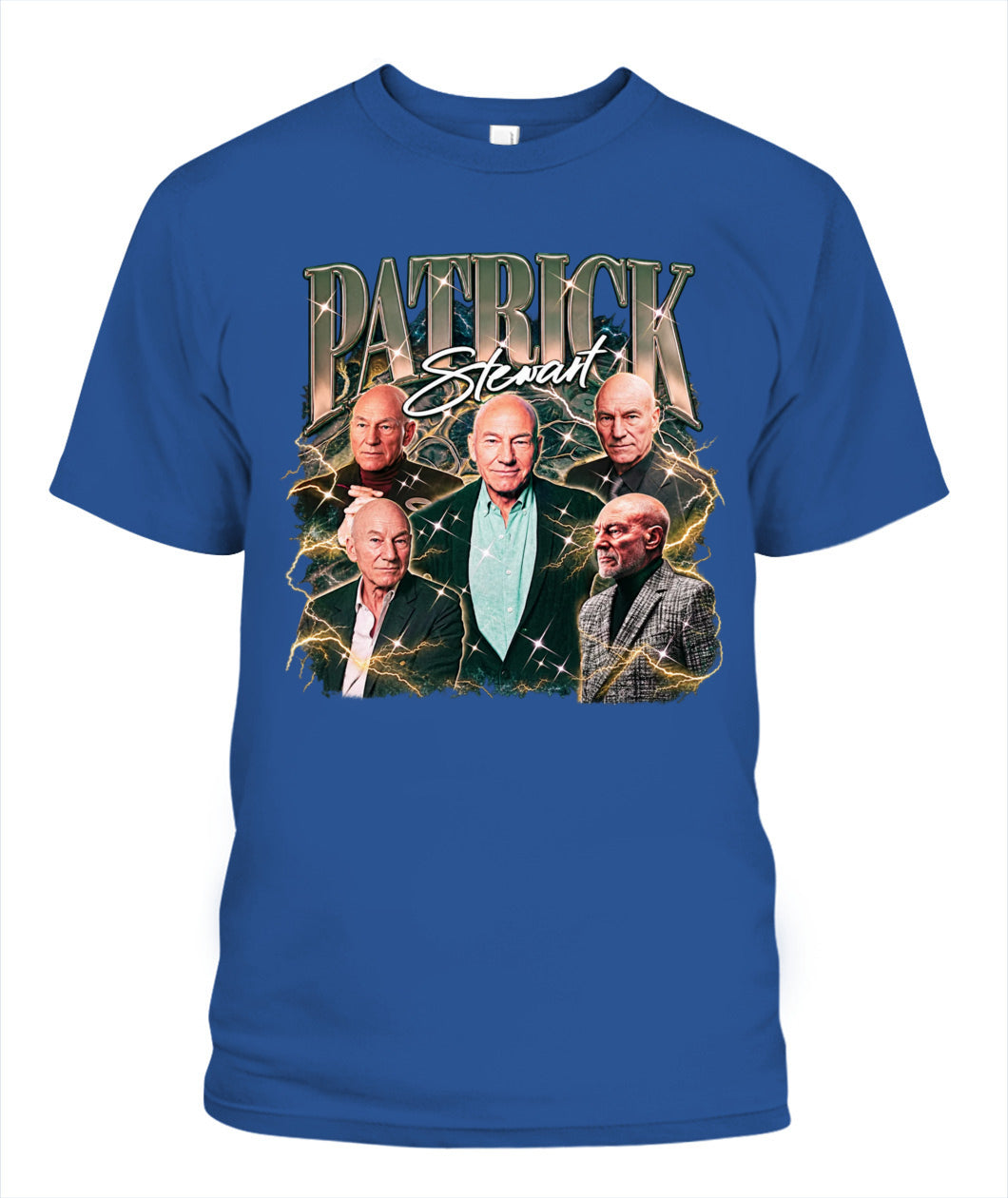 Patrick Stewart Bootleg Shirt Unisex T-Shirt Royal