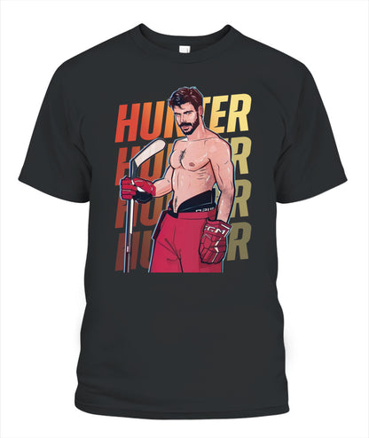 BurgerPrints Gay Scott Hunter Unisex T-Shirt Black