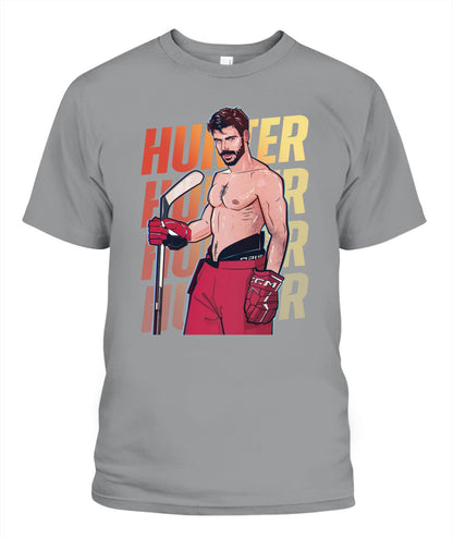 BurgerPrints Gay Scott Hunter Unisex T-Shirt Sport Grey