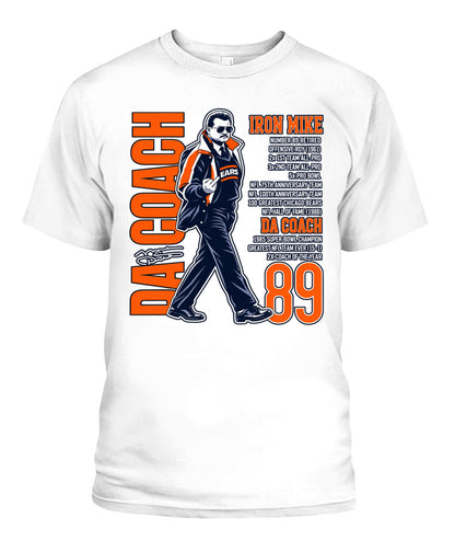 Bears Da Coach Mike Ditka Shirt Unisex T-Shirt White