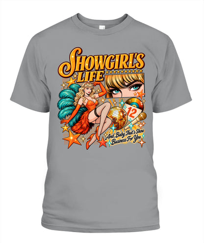 Taylor Showgirl Life Shirt Unisex T-Shirt Sport Grey
