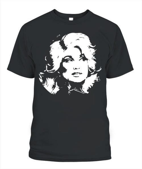 Dolly Retro Shirt Unisex T-Shirt Black