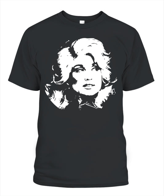 Dolly Retro Shirt Unisex T-Shirt Black