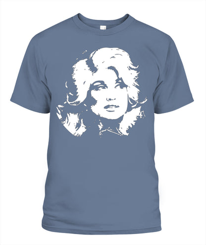 Dolly Retro Shirt Unisex T-Shirt Blue Jean