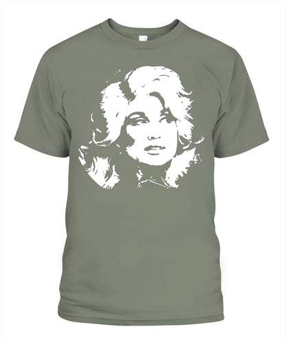 Dolly Retro Shirt Unisex T-Shirt Moss