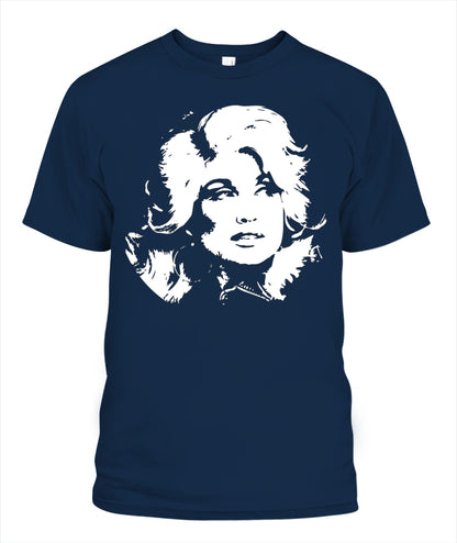Dolly Retro Shirt Unisex T-Shirt Navy