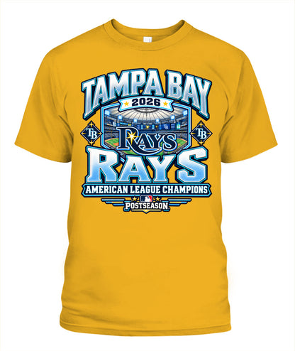 TB Rays American League Champions Shirt Unisex T-Shirt Gold