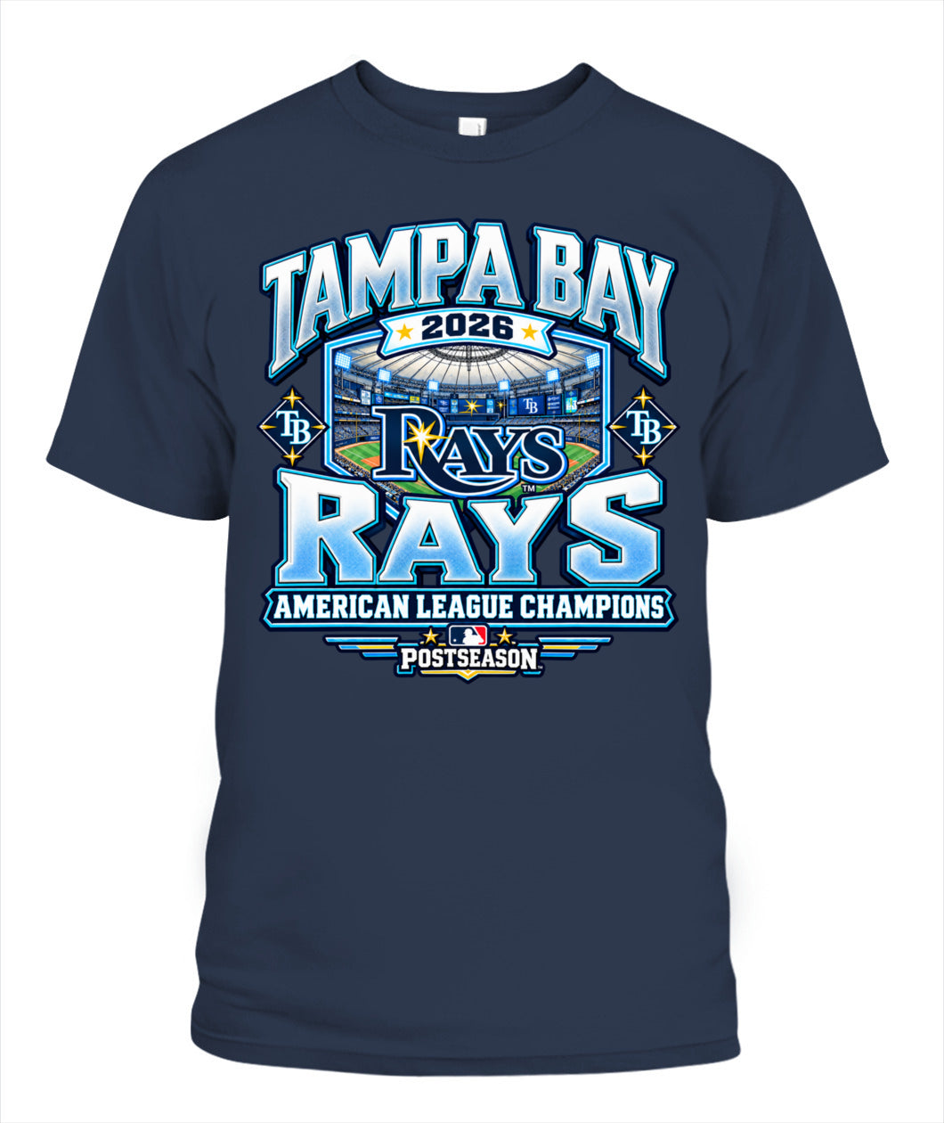 TB Rays American League Champions Shirt Unisex T-Shirt Navy