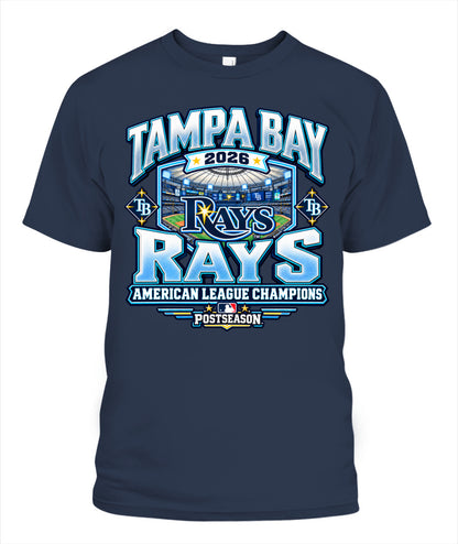 TB Rays American League Champions Shirt Unisex T-Shirt Navy