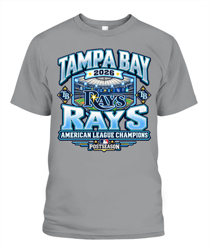 TB Rays American League Champions Shirt Unisex T-Shirt Sport Grey
