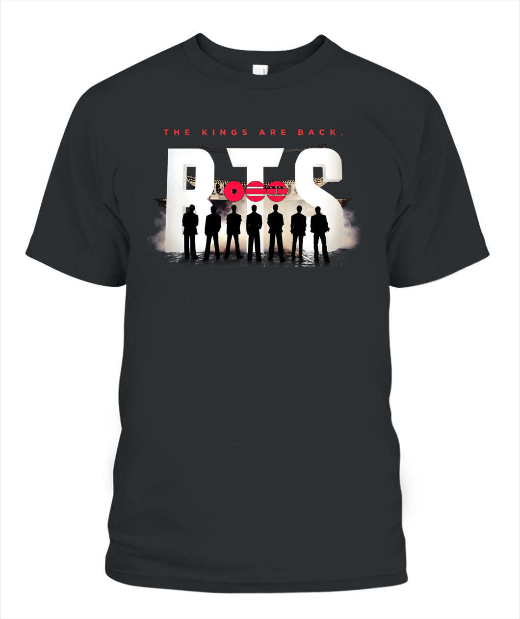 BurgerPrints [Double Sided] Bangtan Arirang Tracklist Unisex T-Shirt Black