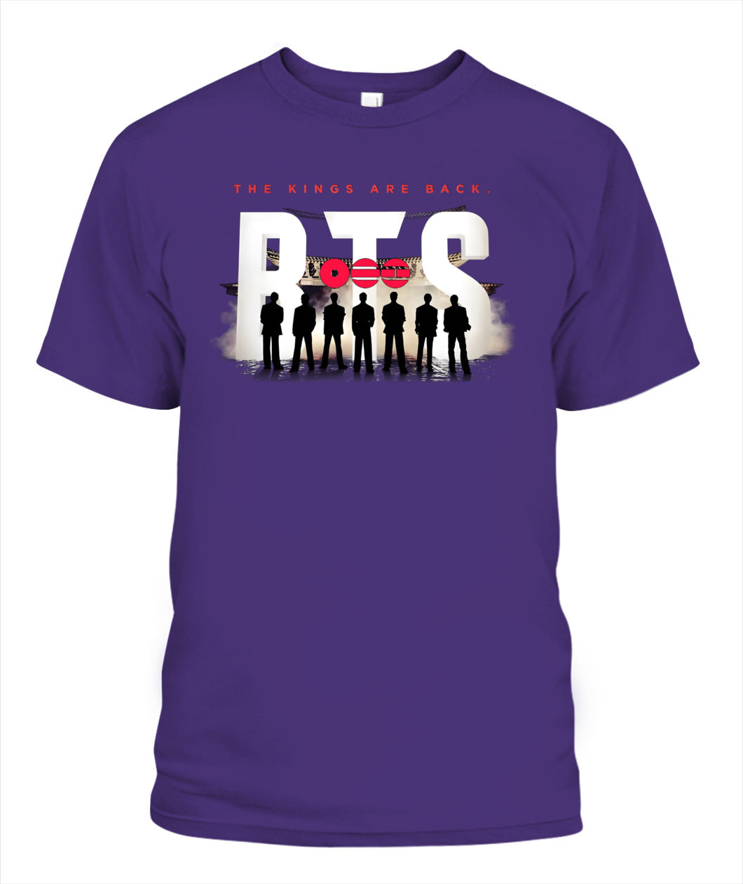 BurgerPrints [Double Sided] Bangtan Arirang Tracklist Unisex T-Shirt Purple