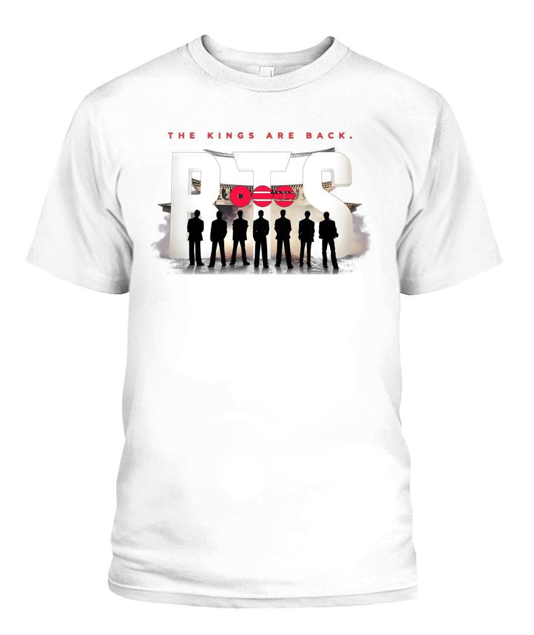 BurgerPrints [Double Sided] Bangtan Arirang Tracklist Unisex T-Shirt White