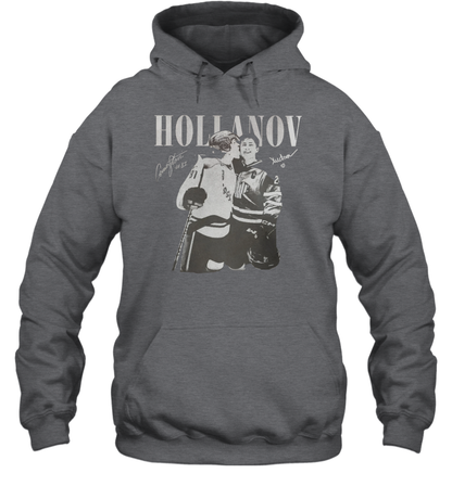 WarningPrint Hollanov Signature Hoodie Dark Heather Apparel