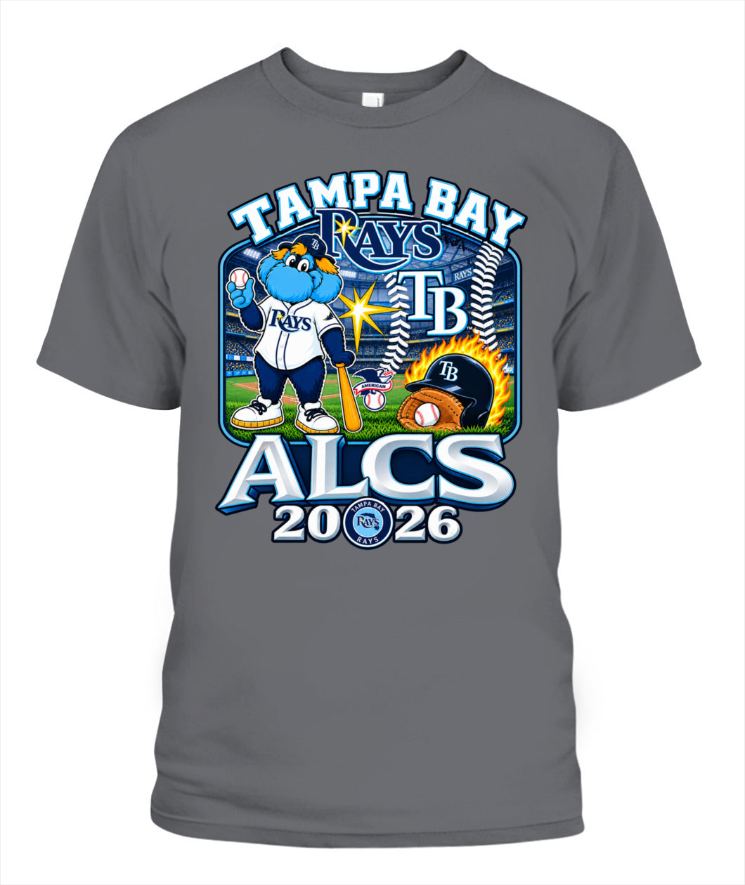 TB Rays Champions 2026 Shirt Unisex T-Shirt Charcoal