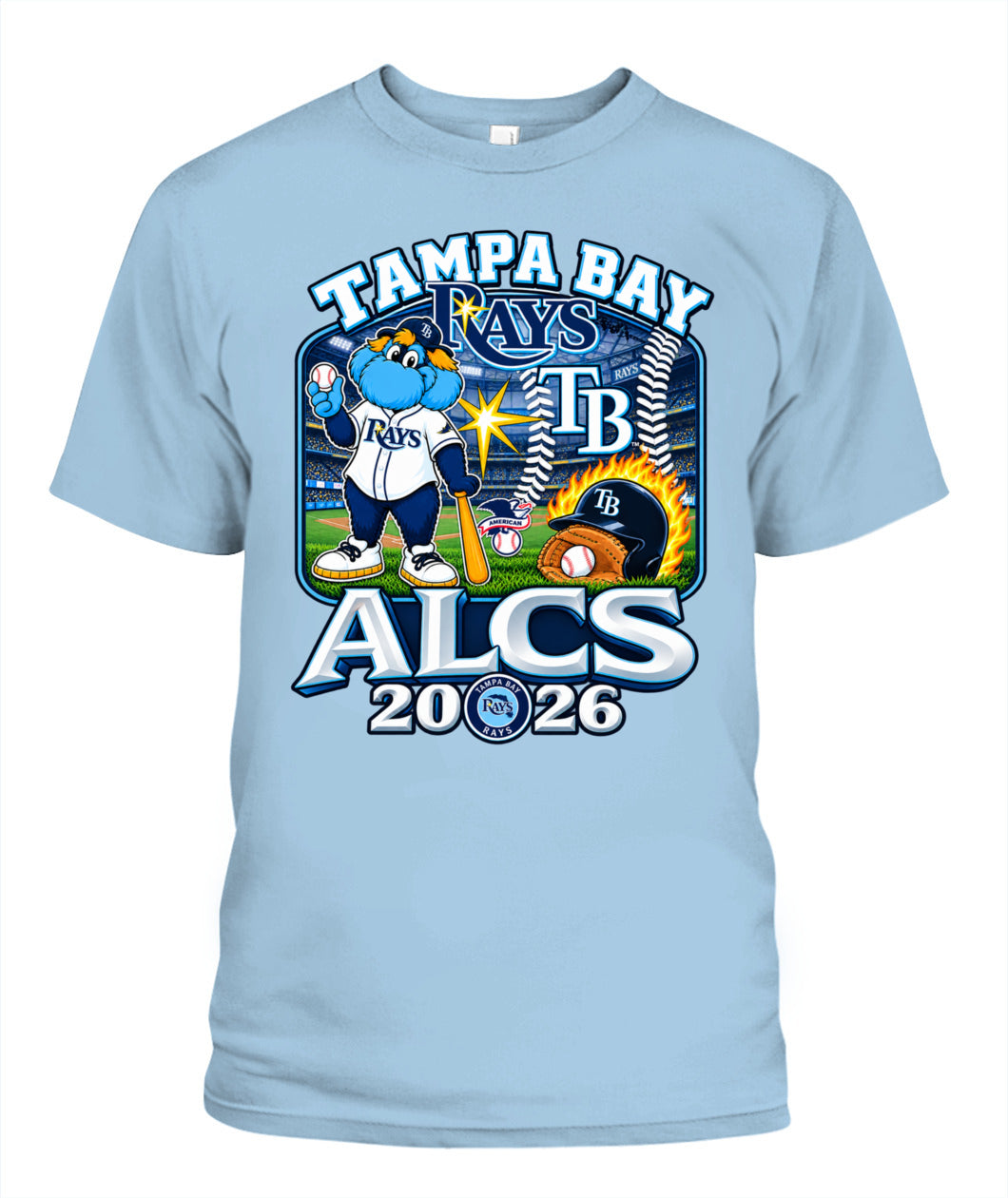 TB Rays Champions 2026 Shirt Unisex T-Shirt Light Blue