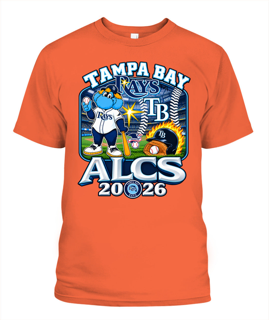 TB Rays Champions 2026 Shirt Unisex T-Shirt Orange