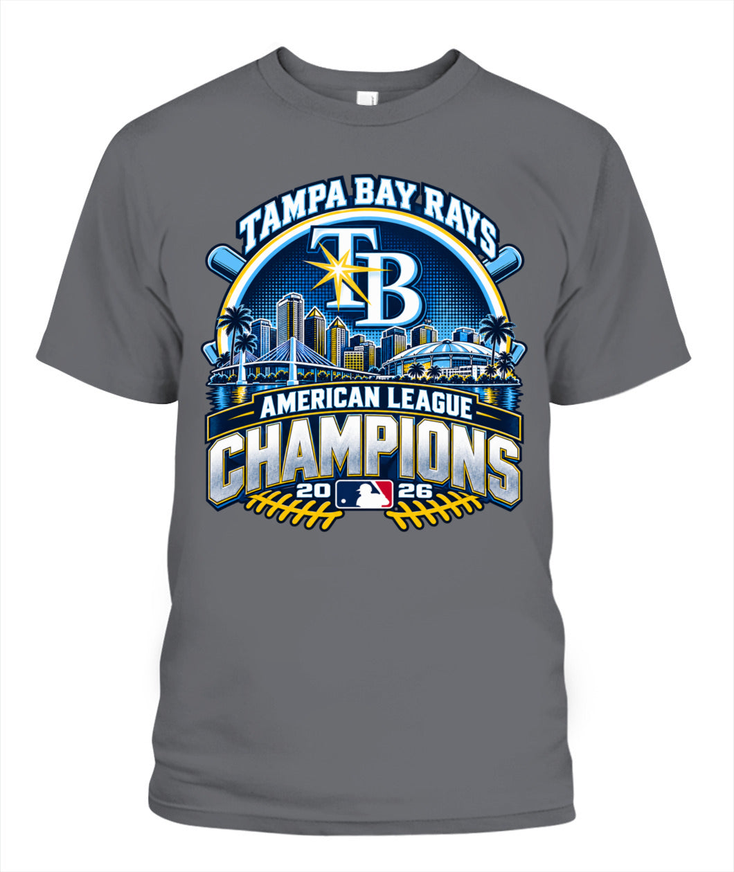 Tampa Bay Rays Champs Shirt Unisex T-Shirt Charcoal