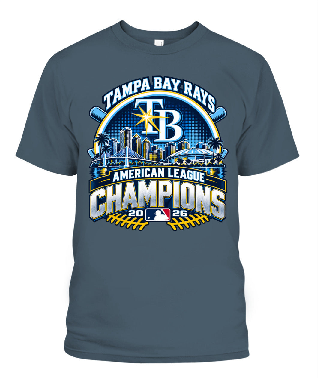 Tampa Bay Rays Champs Shirt Unisex T-Shirt Dark Heather