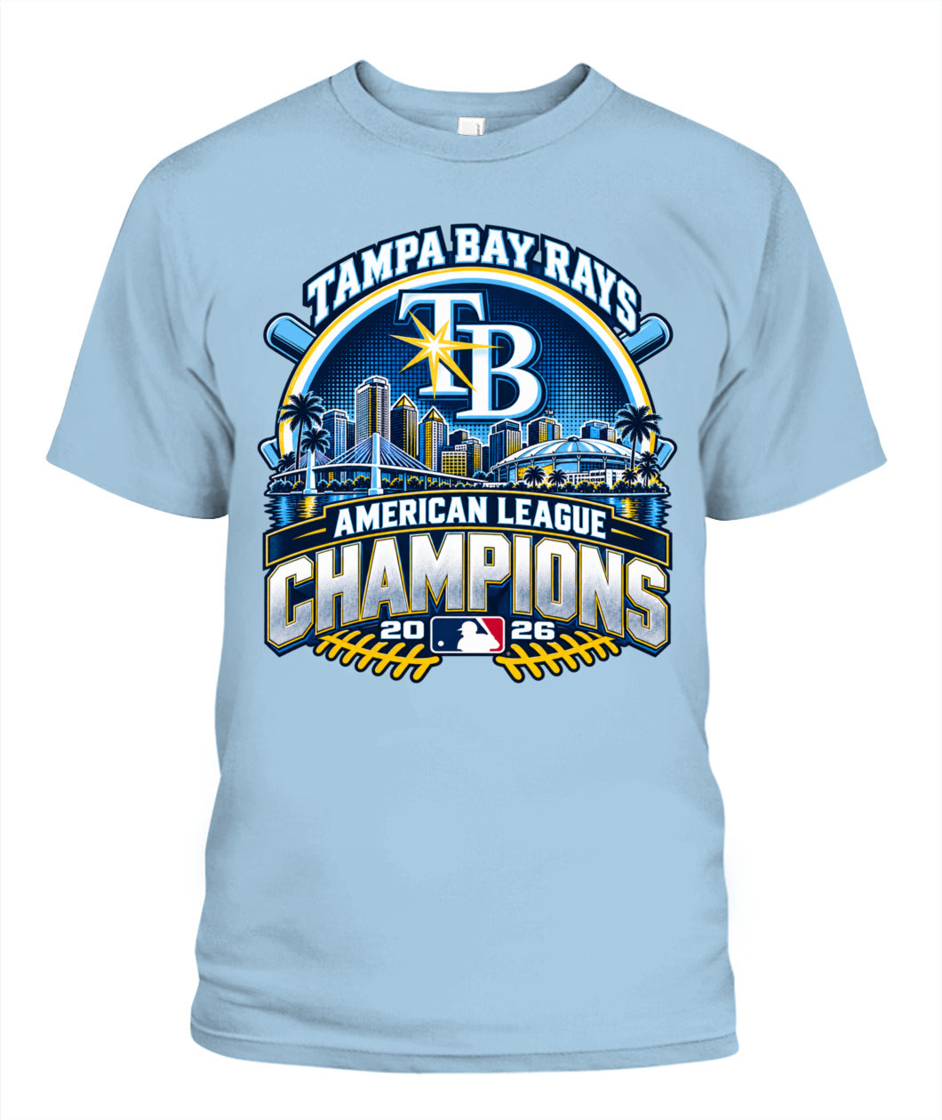 Tampa Bay Rays Champs Shirt Unisex T-Shirt Light Blue