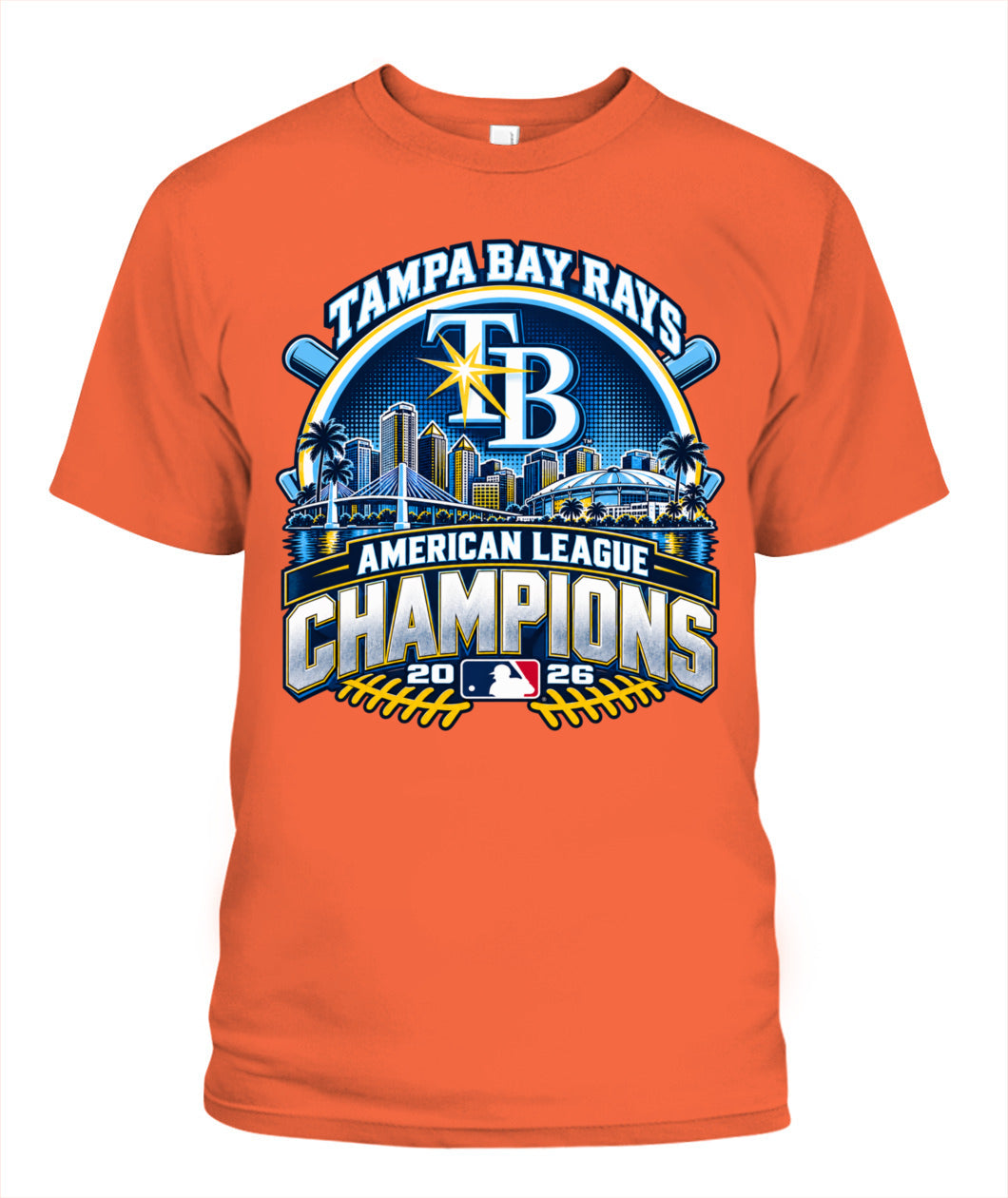 Tampa Bay Rays Champs Shirt Unisex T-Shirt Orange