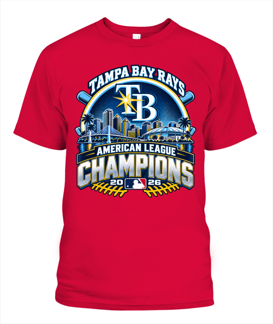 Tampa Bay Rays Champs Shirt Unisex T-Shirt Red