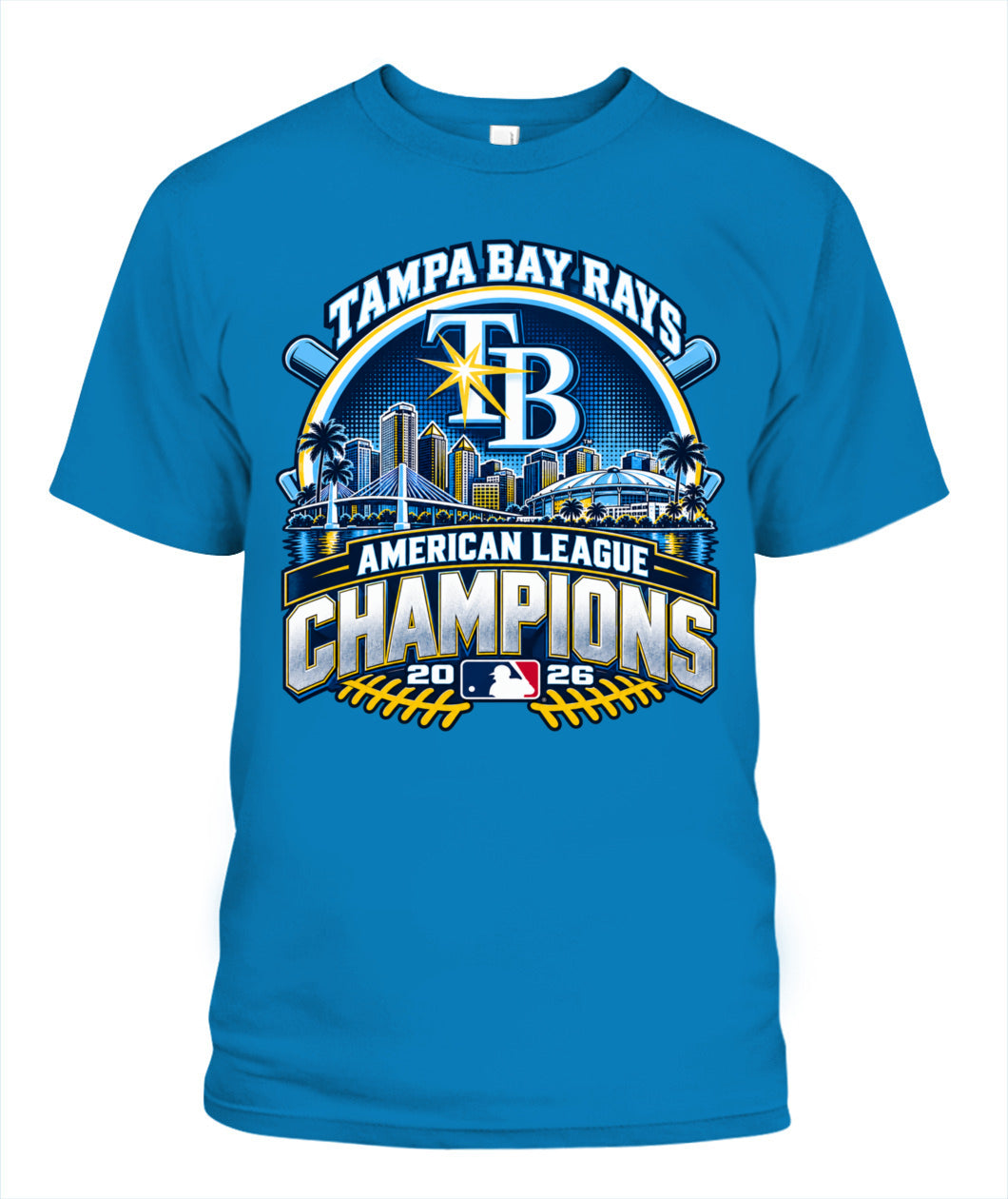 Tampa Bay Rays Champs Shirt Unisex T-Shirt Sapphire