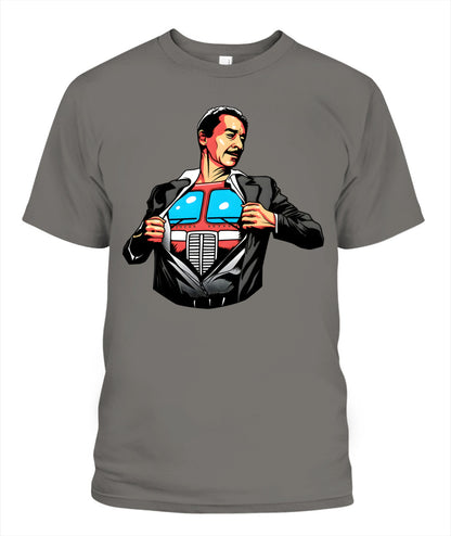Peter Cullen Comic Shirt Unisex T-Shirt Grey