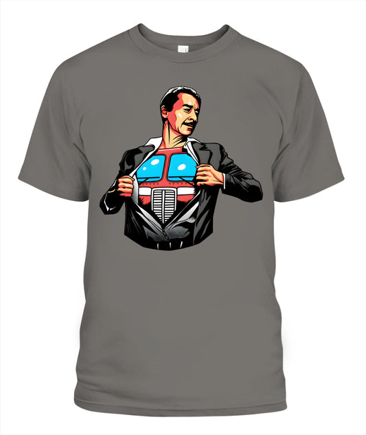 Peter Cullen Comic Shirt Unisex T-Shirt Grey