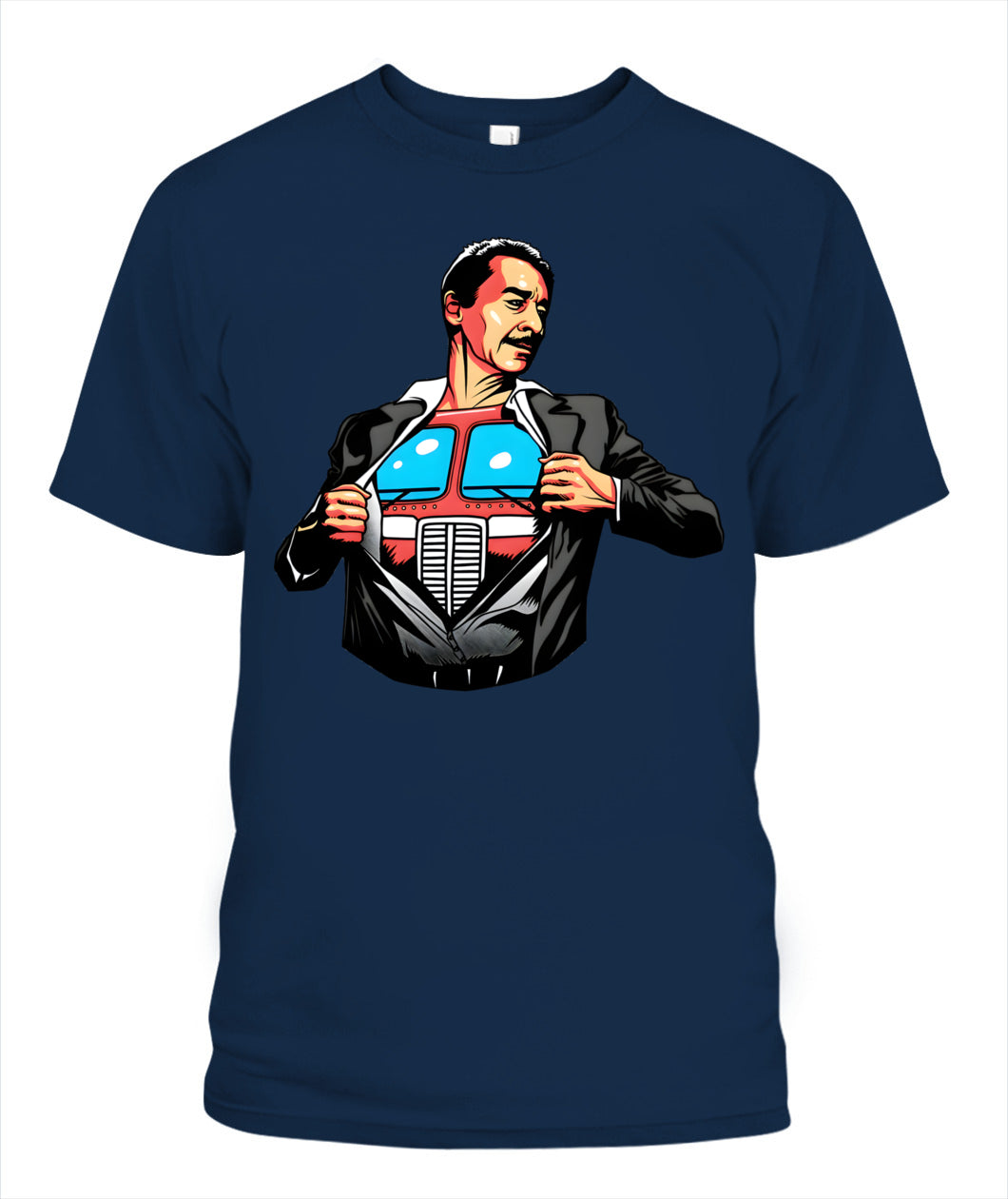 Peter Cullen Comic Shirt Unisex T-Shirt Navy