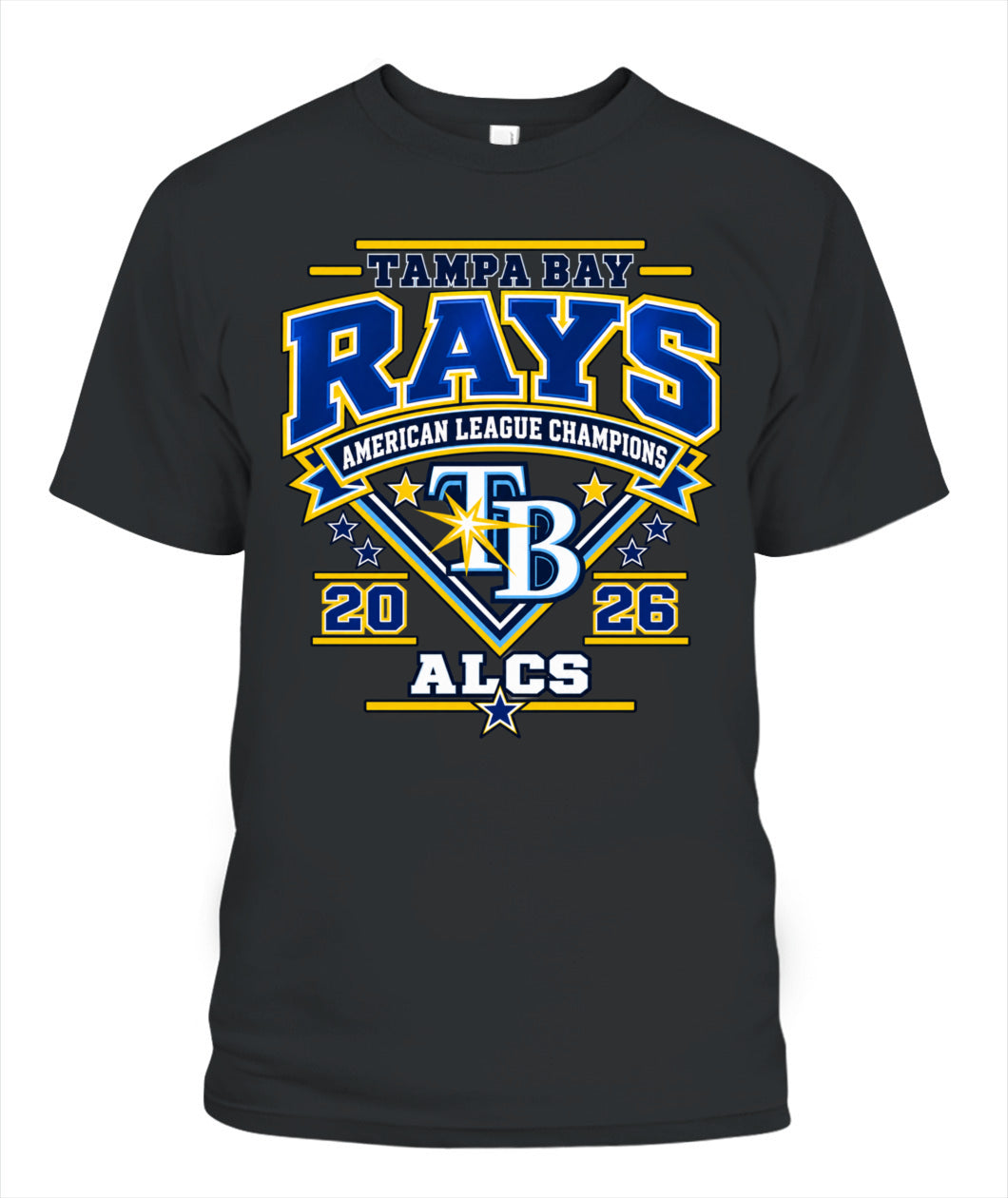 Tampa Bay Rays ALCS Champions Shirt Unisex T-Shirt Black