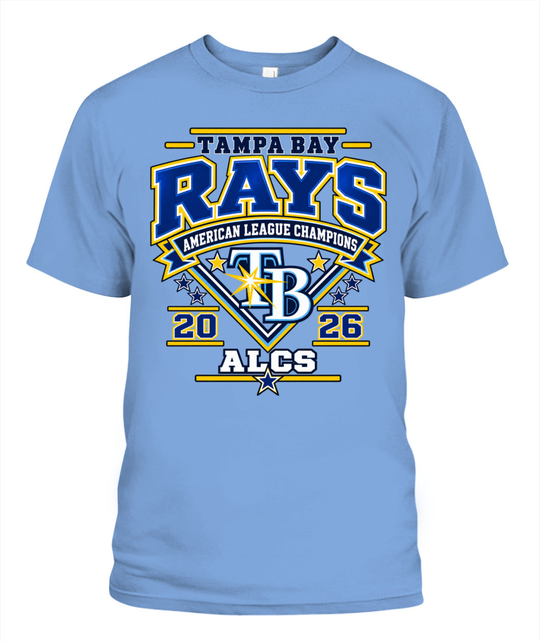 Tampa Bay Rays ALCS Champions Shirt Unisex T-Shirt Carolina Blue