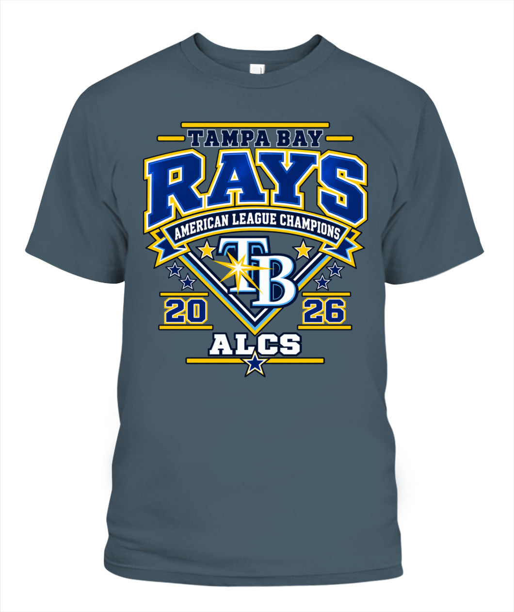 Tampa Bay Rays ALCS Champions Shirt Unisex T-Shirt Dark Heather