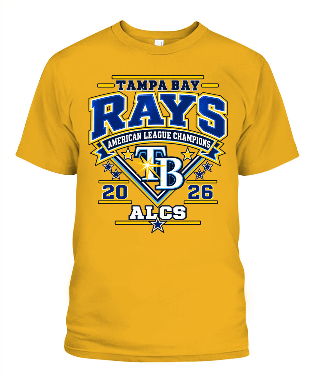 Tampa Bay Rays ALCS Champions Shirt Unisex T-Shirt Gold
