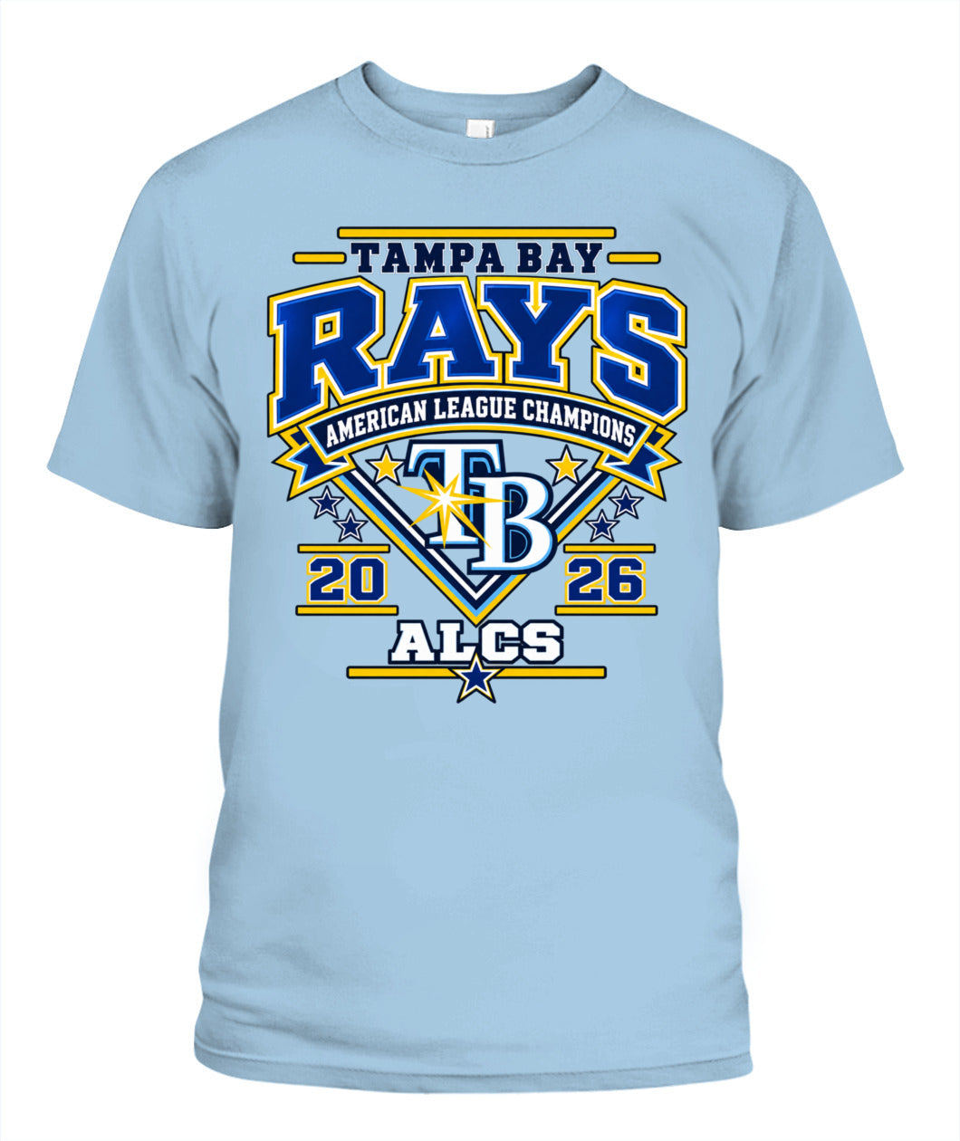 Tampa Bay Rays ALCS Champions Shirt Unisex T-Shirt Light Blue