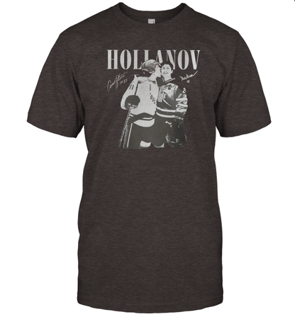 WarningPrint Hollanov Signature T-Shirt Dark Chocolate Apparel
