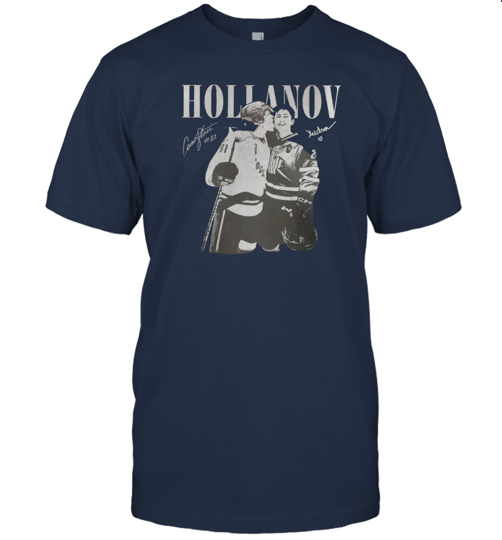WarningPrint Hollanov Signature T-Shirt Navy Apparel