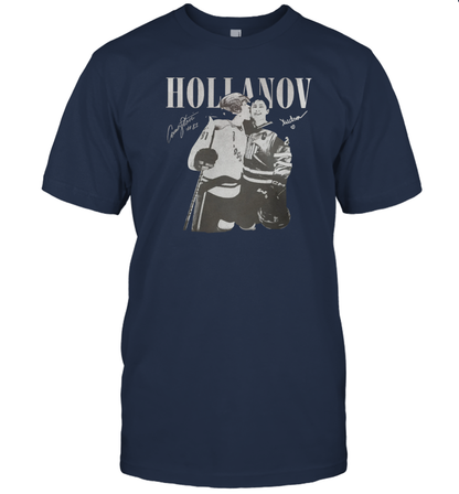 WarningPrint Hollanov Signature T-Shirt Navy Apparel