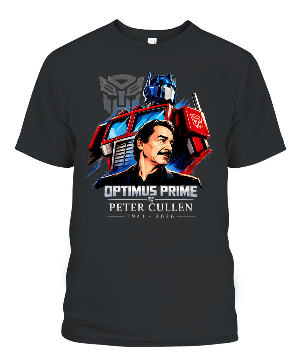 Optimus Prime Peter Cullen Shirt Unisex T-Shirt Black