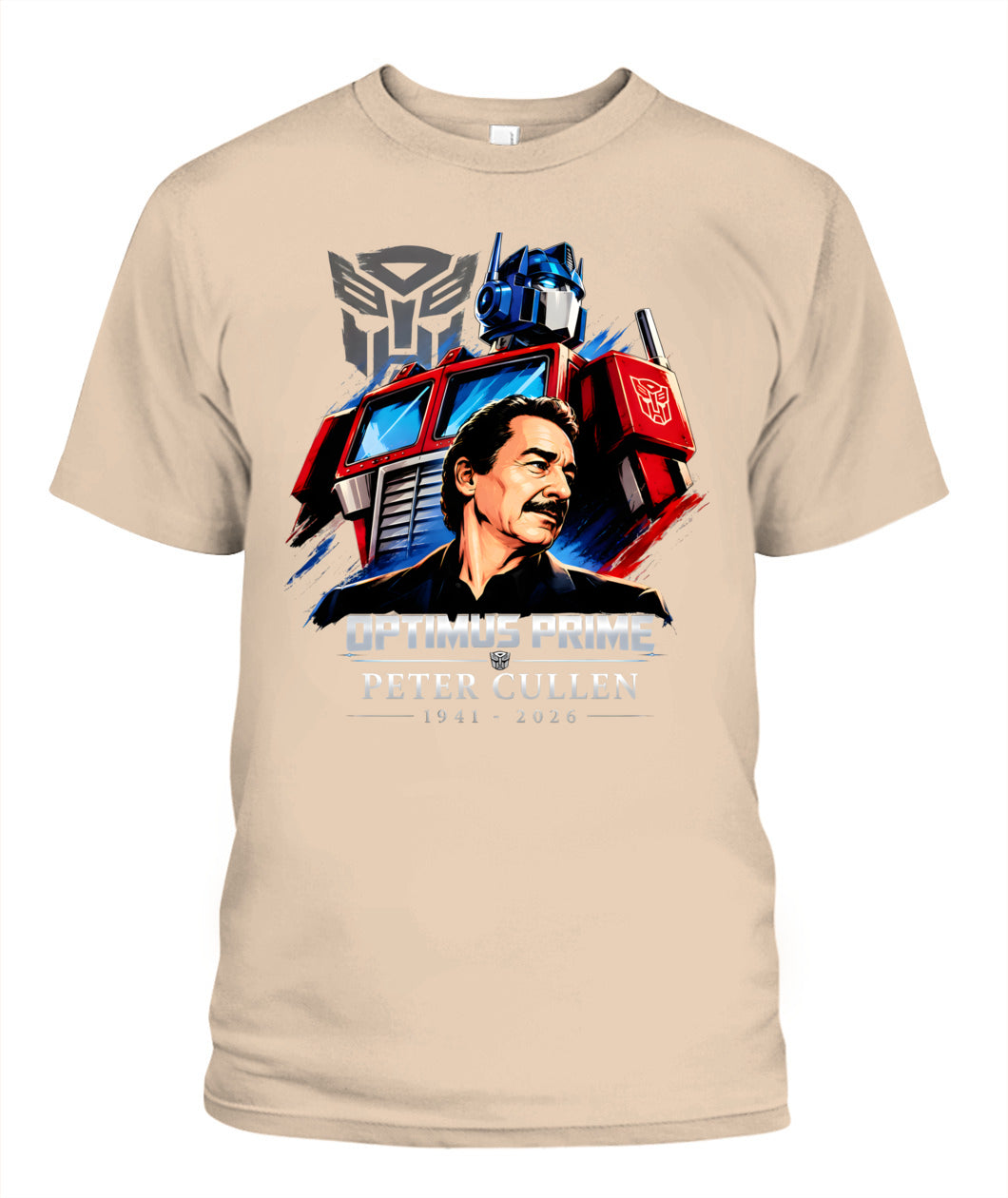 Optimus Prime Peter Cullen Shirt Unisex T-Shirt Ivory