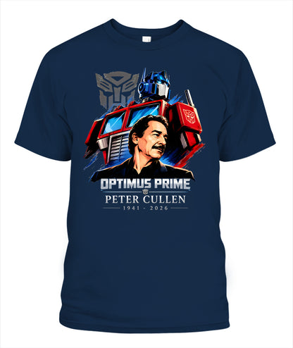 Optimus Prime Peter Cullen Shirt Unisex T-Shirt Navy