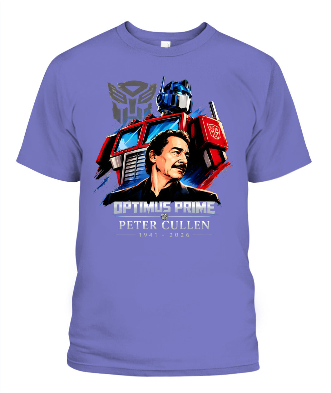 Optimus Prime Peter Cullen Shirt Unisex T-Shirt Violet
