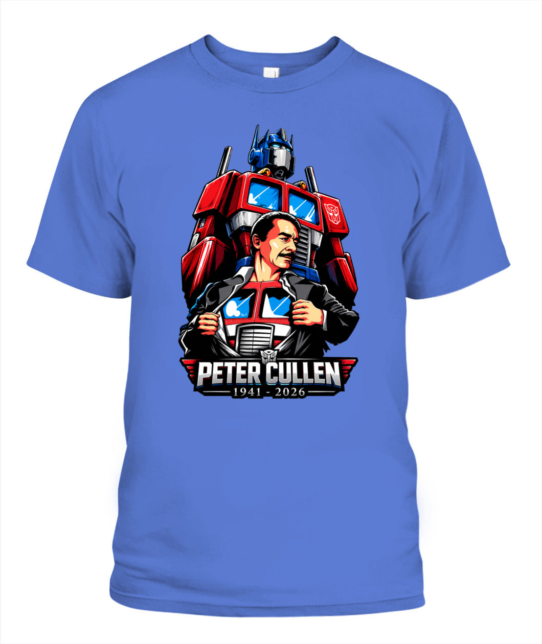 Peter Cullen Shirt Unisex T-Shirt Flo Blue