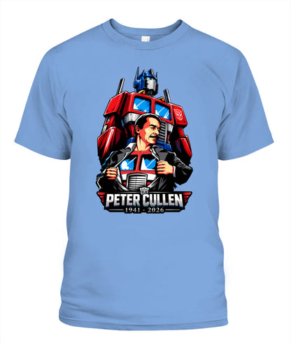 Peter Cullen Heavy Cotton Unisex T-Shirt Heavy Cotton Unisex T-Shirt Carolina Blue
