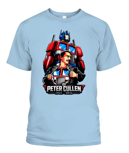 Peter Cullen Heavy Cotton Unisex T-Shirt Heavy Cotton Unisex T-Shirt Light Blue