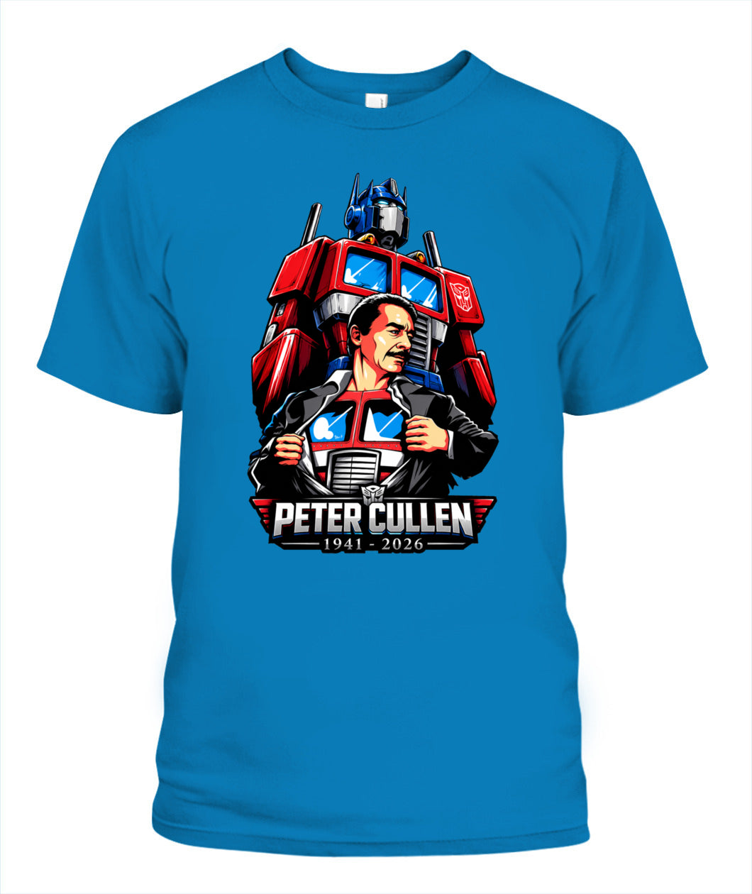 Peter Cullen Heavy Cotton Unisex T-Shirt Heavy Cotton Unisex T-Shirt Sapphire