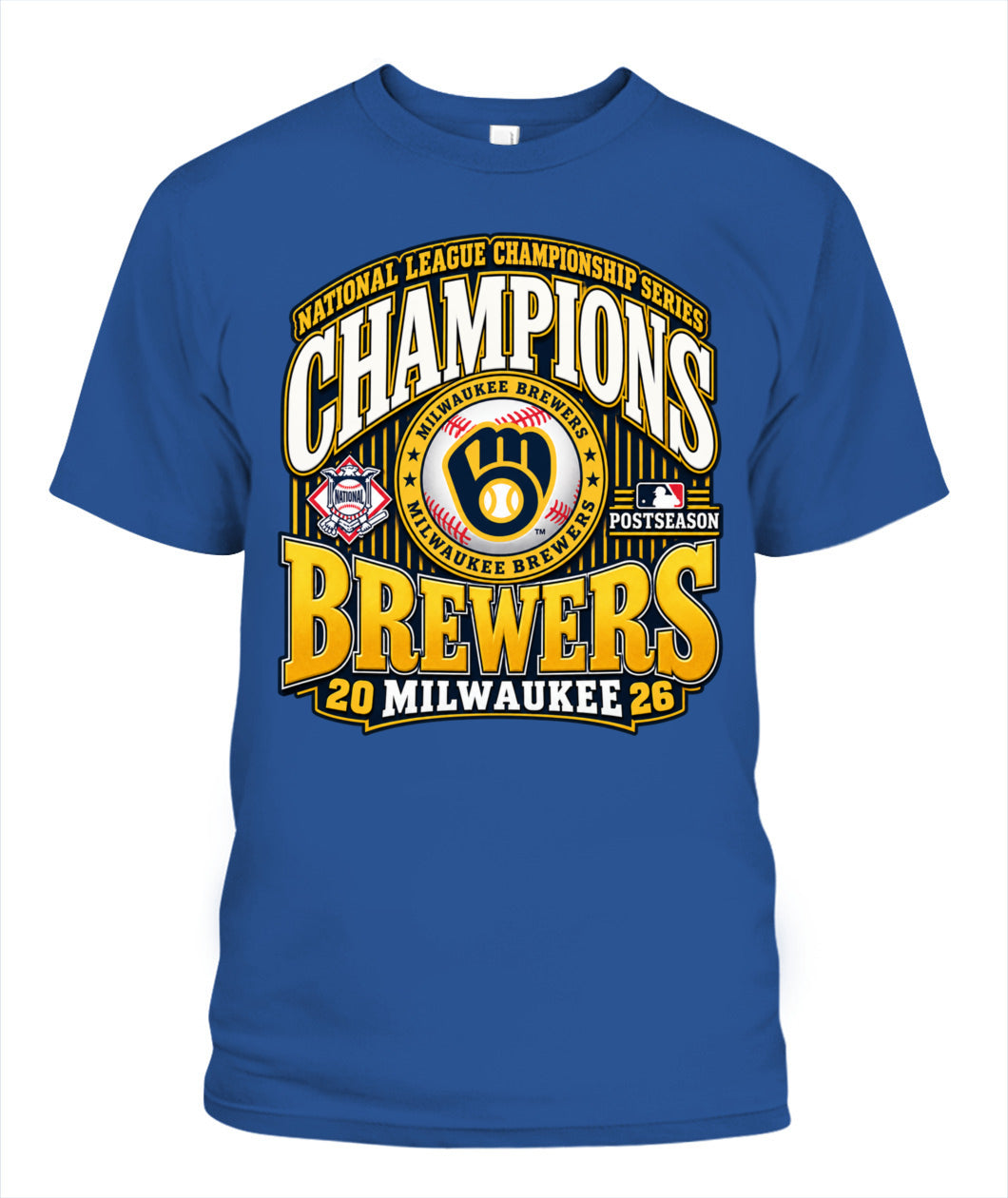 Milwaukee Brewers NLCS Champions Shirt Unisex T-Shirt Royal