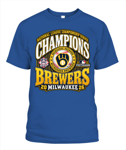 Milwaukee Brewers NLCS Champions Shirt Unisex T-Shirt Royal
